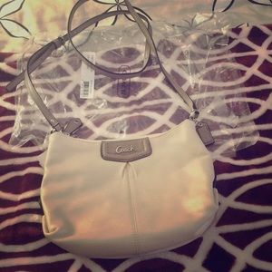 Coach crossbody bag in beige
